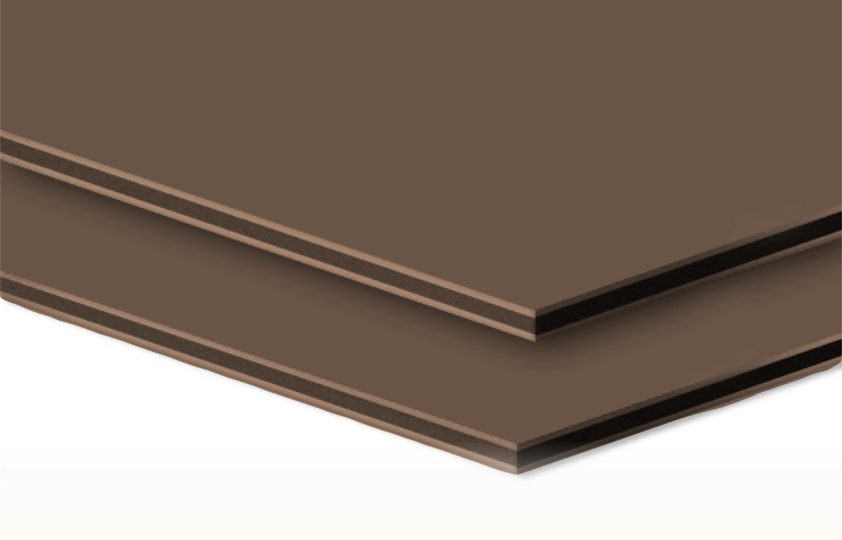 Metallic Brown Composite Panel